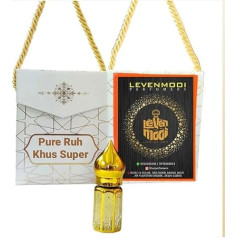 Levenmooi Pure Ruh Khus Super Attar Unisex Suitable for Occasions, Parties and Daily Use 12ml
