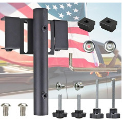 Flag Pole Holder for Truck Bed Universal No Drilling Flag Holder for Truck Pickup Fits up to 1 3/8
