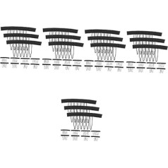 250 Pieces Mesh Hair Locking Tool for Dreads Snap Clips for Hair Wigs Hair Nets Elastic Hair Net Comb Breathable Hair Closure Elasticity Headwear