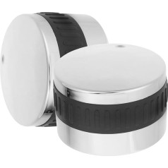 BBQ Grill Knob Knobs for Kitchen Appliances Stove Knobs Hob Burner Knob Grill Knobs Temperature Controller Replacement of Fire Pit Knob Device Knobs Hob Knobs Silver ABS Pack of 2 CAXUSD