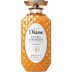 Moist Diane Extra Straight Treatment 450 ml - Organic Argan Oil & Cuticle Keratin (Green Tea Set)