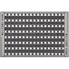 Doormat, Anthracite-metallic, 59 x 39 x cm