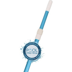Telescopic Pole Set of 2 I Telescopic Pole Aluminium in 1.8 m - 3.6 m I High-Quality Pool Pole for Manual Pool Floor Vacuum Cleaners and Pool Landing Net I Robust Telescopic Rod with Twist