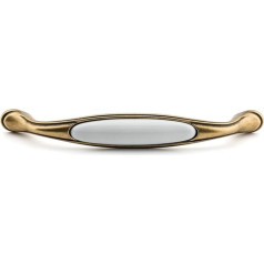 Porcelain handle Forte 160 mm white brass Florence 26 x 37 x 195 - quality from Europe since 1998
