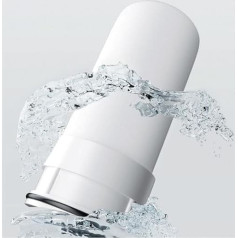 Water Filter Faucet, 7-Stage Premium Tap Water Filtration System - PP Plastic Bowl with 304 Stainless Steel & Ceramic Filter for Kitchen & Bathroom (Includes Extra Filter)