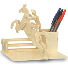 Quay Horse Riding Pen Holder Woodcraft Construction Kit FSC