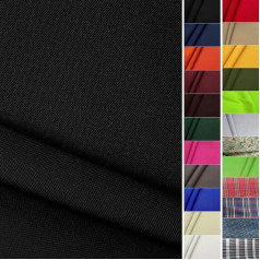 StoffBook Black 600D Nylon Fabric Cordura Fabric Extra Robust Bag Fabrics, C633