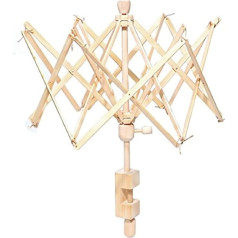 She-Lin Wooden Umbrella Swift Yarn Winder - Knitting Umbrella 24
