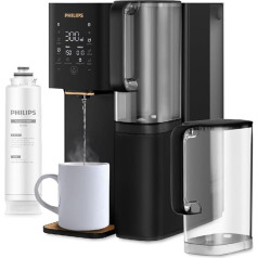 Philips Water Reverse Osmosis Water Station ADD6920BK01/10, Aquaporin Inside®: Eliminates up to 110 Substances, Instant Heating, 1 Year Filter Life