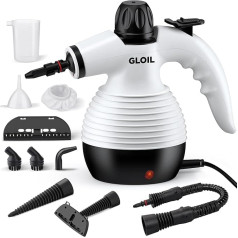 Portable Steam Cleaner with 10 Accessories for Household, Kitchen, Bathroom, Carpets, Curtains and Sofas.