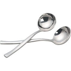 Stainless Steel Sauce Ladle Spoon Soup Ladle Spoon Sauce Soup Spoon Set of 3