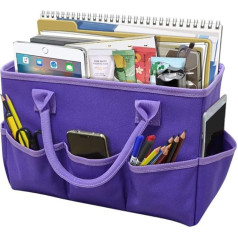 Art Craft Supplies Storage Bag Art Tool Organiser Bag for Artist Nursery School Teacher Stationery Organiser Bag Storage Container Caddy Carry Bag for Drawing Book