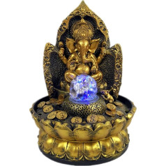 Buddha Statue Table Fountain, Zen Fountain for Home, Office, Desk, Bedroom Decoration (Style 6)