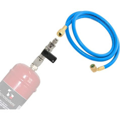 Air Conditioning R32 Filling Set Filling Hose + Ball Valve 1/2 Inch Acme Left Thread 1/4 Inch