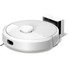 iRobot Roomba 105 Combo - Vacuum + Wipe - Clearview LiDAR - 7000Pa - 120 mins - SmartScrub - Bypass Obstacle - Cleaning Zones - Charging and Continuing - App - White