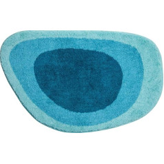 Grund bath rug, ultra soft and absorbent, anti slip, LAKE, 60x90 cm, turquoise
