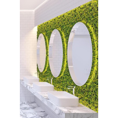 Generic Self-Adhesive Moss Panels - DIY Moss Wall - Iceland Moss (50 x 50 cm) for Living Rooms, Bedrooms, Home Offices and Hallways