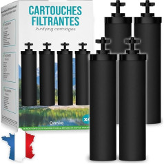 Gravity Water Filter Cartridges - Compatible with Berkey and Berkefeld Filter Filters - High Performance Water Filter Cartridge - Effective Water Purification - Pack of 4