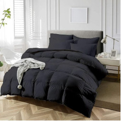 Pashmina 10.5 Tog Super King Duvet Warm & Anti Allergic Hotel Quality Super Soft All Season 100% Egyptian Cotton Dark Grey