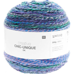 Rico Chic Unique Dk Bobbel Gradient Wool for Knitting or Crocheting (07 Aqua)