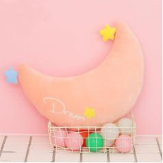 Moon Rainbow Cloud Pillow Soft Plush Pillow Cloud Shape Filled Rainbow and Moon Nursery Decoration Sofa Sleeping Pillow Cloud Throw Pillow Plush Sofa Pillow Car Neck Pillow
