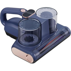 FUVSHU Mite Vacuum Cleaner for Mattresses, Mattress Cleaner with UV-C, Double Cup Design, Washable HEPA Filter, Lightweight, with Cable