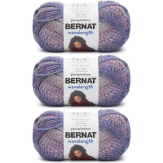 Bernat 3 x Opal Yarn, Wavelength, 140g, Acrylic, No.5, 220m, Knitting, Crochet and Crafts