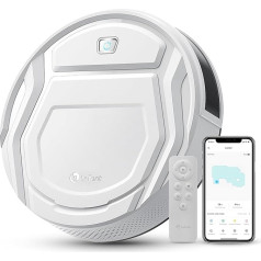 LEFANT M210 Vacuum Cleaner Robot, Suction Power 2200 Pa, Ultra Thin Automatic Charging Robot, Cleaning the Home, Autonomy 120 Minutes, 6 Cleaning Modes, WiFi/App/Remote Control