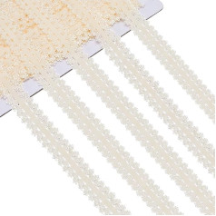 GORGECRAFT 22 Yards elastische Kanten, Stretch-Spitzenbesatz, gehäkelt, Spitzenband, für Heimwerker, Nähen, Handwerk, Kleidung, Verzierungen, Geschenkverpackungen, Hellgelb