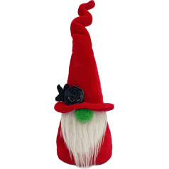 Dekor Gesichtslose Puppe Dekorative Verzierung von GNOME-plüschtischen Tischdeko Schulzubehör Tumblr (Red, One Size)