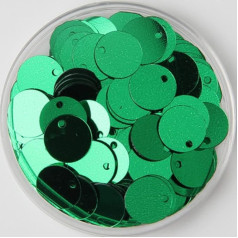 Trimm für Nähen, Pailletten, 20 mm, PVC, flach, rund, lose Pailletten, 2 cm, Nähen, Pailletten, Hochzeit, Bastelzubehör, DIY-Anhänger, Paillettenbesatz, 50 g (Color : Green, Size : 0.79in 50g)