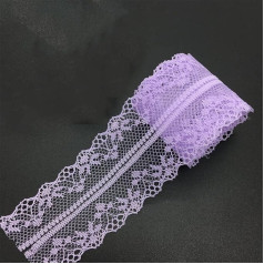 9.1m/lot 40mm Lace Bilateral Craft Embroidered Mesh Lace Trim for Sewing Ribbon Skirt Accessories