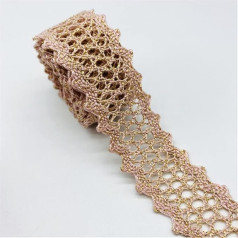 2.5M Colorful Lace Trim Ribbon for Clothes Sewing Fabric Trim Crochet Lace Trim Ribbon Handmade