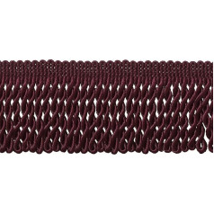 10 Yard Value Pack Burgundy 2.5 Inch Stainless Steel Wire Fringe Edge Style #ef25 Colour: Ruby - E10 (30ft/9 Meters)