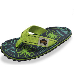 Islander Flip-Flops Lime Hibiscus GU-FFISL148 / 38