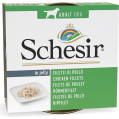 Schesir suņiem pieaugušajiem vistas fileja želejā 150g