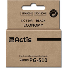 Partydeco Actis kc-510r tinte (rezerves canon pg-510; standarta; 12 ml; melna)