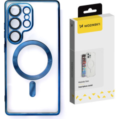 Aizsargvāciņš Samsung Galaxy S25 Electroplated Case with Magsafe - zils