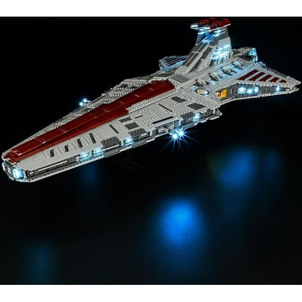 LIGHTAILING Light Set for Lego 75367 Republican Attack Cruiser Venator Class LED Lighting Set Compatible with Lego Building Blocks Model Set Not Included