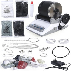 Elektrische Edelsteinpoliermaschine, wissenschaftliches Experiment, Anzug, Schmuck, DIY, Steinpoliermaschine, wissenschaftliches Bildungsspielzeug(Plug(1typeC-1USB))