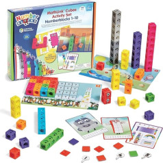 Learning Resources Numberblocks MathLink Cube 1-10 Activity Set, Preschool Maths Training, Building, Learning, Playing - Classroom and Home, Ages 3+