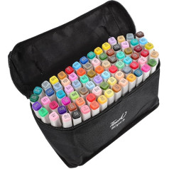 Angoily 1Satz Doppelköpfige Marker Filzstifte für Zeichnen und Kalligraphie Bequeme Marker für Kunstprojekte