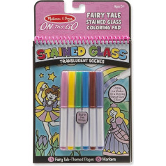 Melissa & Doug On The Go Stained Glass Fairy Tale Toy
