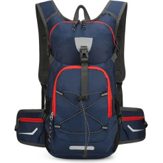 LIUHLFSR Lightweight Bicycle Backpack, Outdoor Sports, Hiking, Camping, Climbing, Mountaineering, Backpack, Travel, Water, Daypack Suitable for Camping, Outdoor, Hiking (Deep Blue)