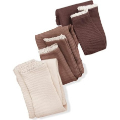 Toddler Baby Girls Leggings Footless Ruffle Ribbed Cable Knit Stocking Toddler Little Girl