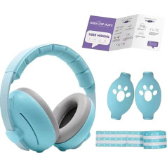 Toddler Earmuffs - Noise Cancelling Toddler Earmuffs for Hearing Protection, Soundproof Hearing Protection, Soft Earmuffs for Kids Aged 3-48 Months