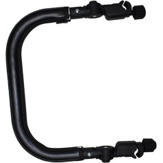 BESTonZON Bumper for Pushchairs, Universal Pram Barre for Pushchairs, Wheelbarrow Accessories, Poussette Pushchair Handlebars, Armrest for Pushchairs, PU Foam for Toddlers