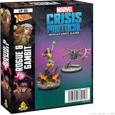 Atomic Mass Games CP60en Game Gambit and Rogue Accessories, Multicoloured, 2nd Character Packs