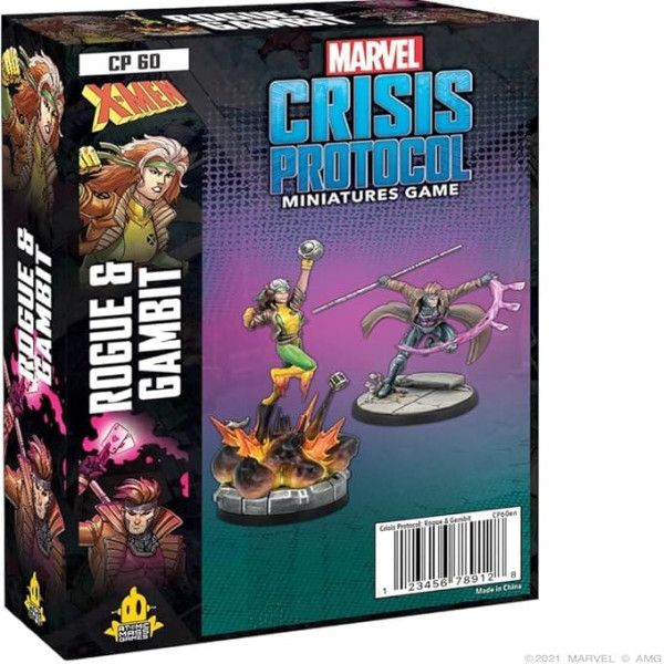 Atomic Mass Games CP60en Game Gambit and Rogue Accessories, Multicoloured, 2nd Character Packs