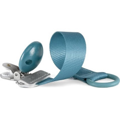 VOLVO Baby Dummy Strap Fjord Blue